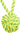 Trixie Aquatoy Touw Met Bal Drijvend Polyester Geel / Groen