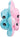 Trixie Octopus Omkeerbaar Pluche Grijs / Geel